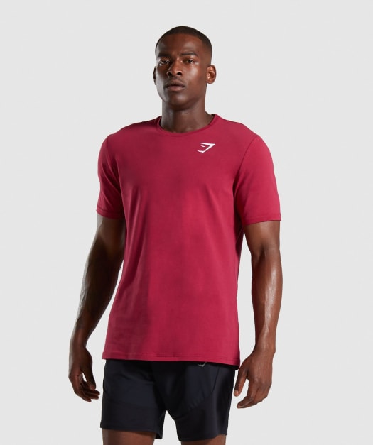 Gymshark Critical T-Shirt - Claret
