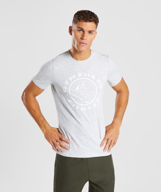 Gymshark Legacy T-Shirt - Wolf Grey Marl