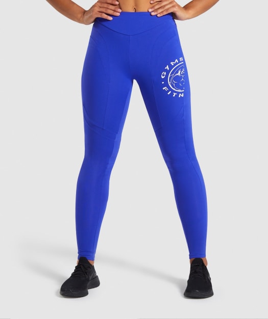 Gymshark Legacy Fitness Panel Leggings - Blue