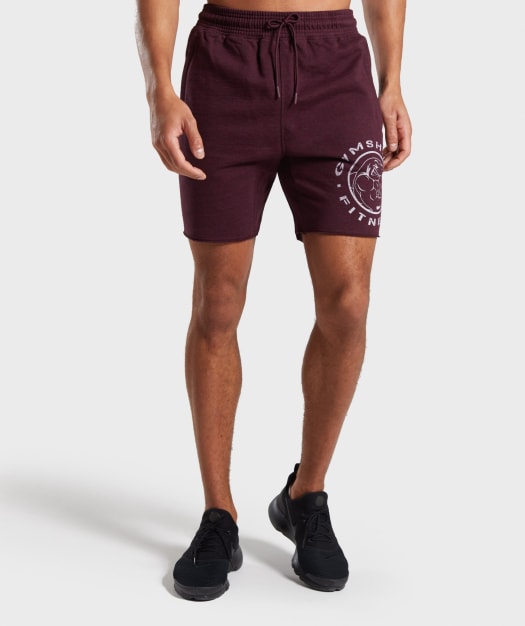 Gymshark Legacy Plus Shorts - Dark Red