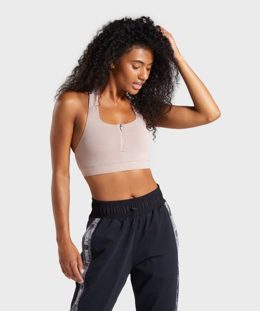 Gymshark Revival Sports Bra - Taupe