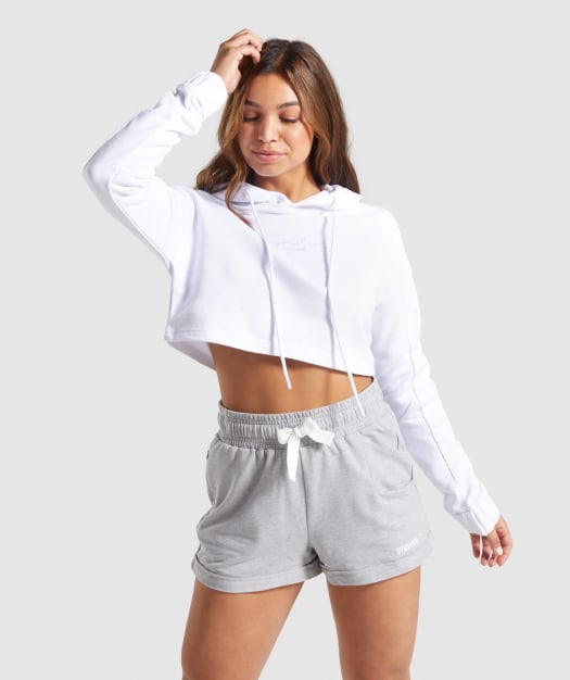Gymshark Signature Hoodie - White