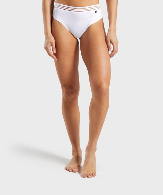 Gymshark Jersey Brief - White