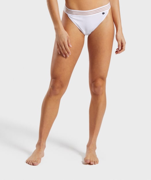 Gymshark Jersey Tanga - White