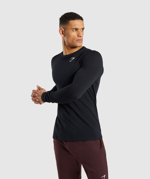 Gymshark Critical Long Sleeve T-Shirt - Black