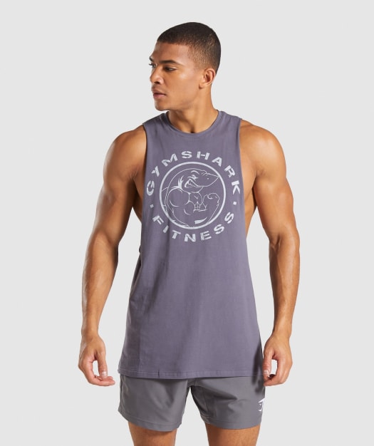 Gymshark Legacy Drop Armhole Tank - Slate Grey