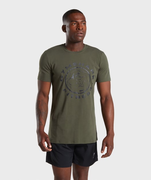 Gymshark Legacy T-Shirt- Dark Green