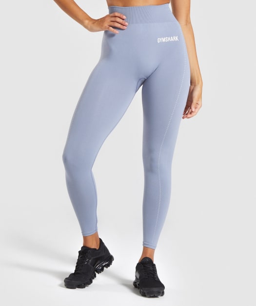 Gymshark Lightweight Seamless Tights - Blue