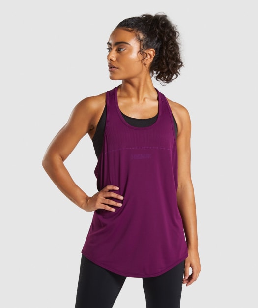Gymshark Lightweight Seamless Vest - Purple