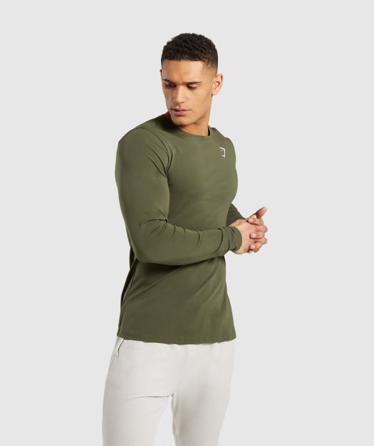 Gymshark Critical Long Sleeve T-Shirt - Green
