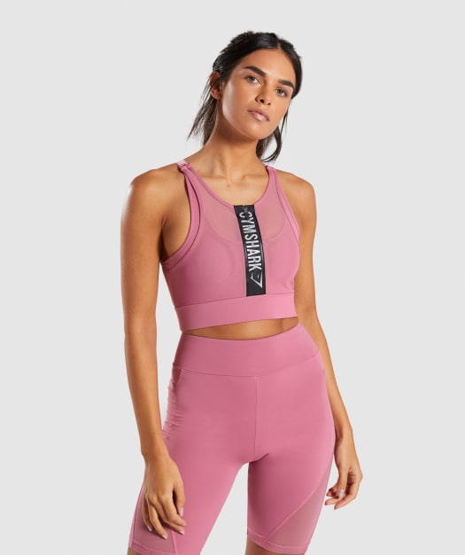 Gymshark Elevate Sports Bra - Dusky Pink