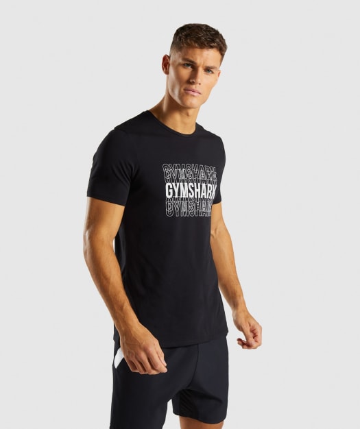 Gymshark Haze T-Shirt - Black