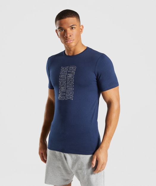 Gymshark Profile T-Shirt - Sapphire Blue