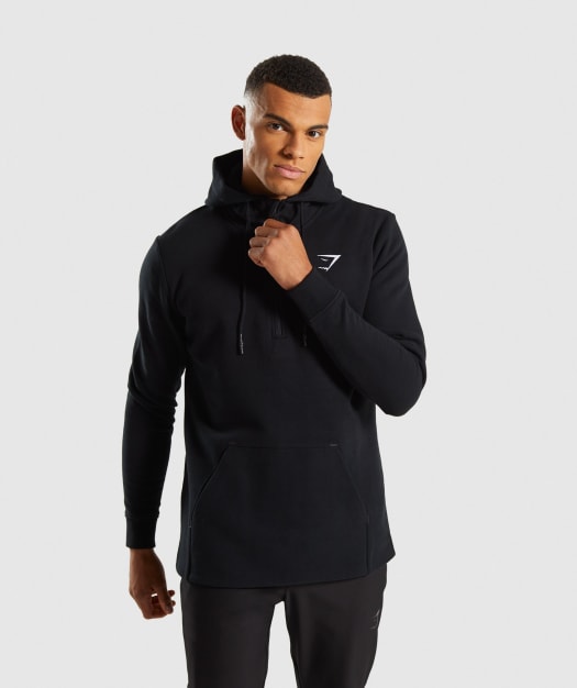 Gymshark 1/2 Zip Hoodie - Black