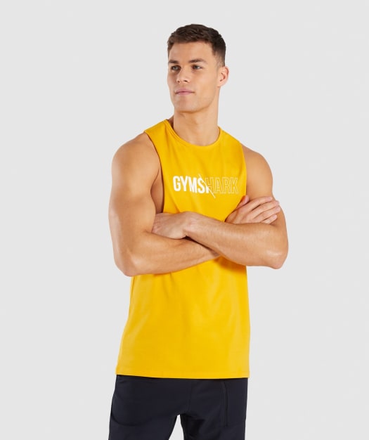 Gymshark Distort Tank - Citrus Yellow