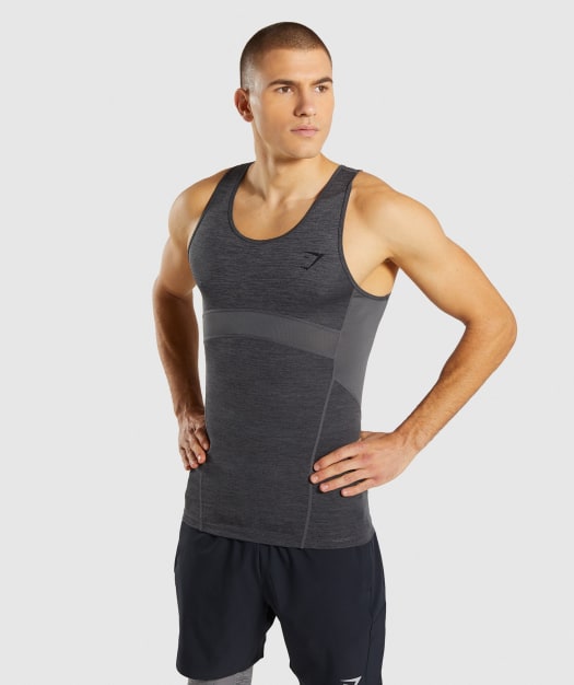 Gymshark Element+ Baselayer Tank - Black Marl