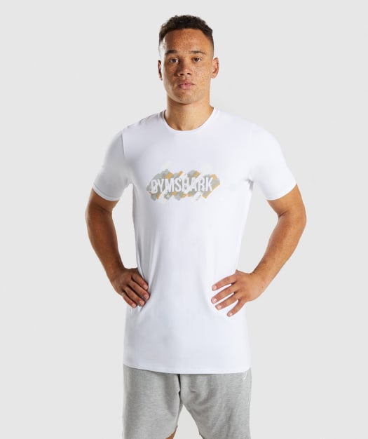 Gymshark Etch T-Shirt - White