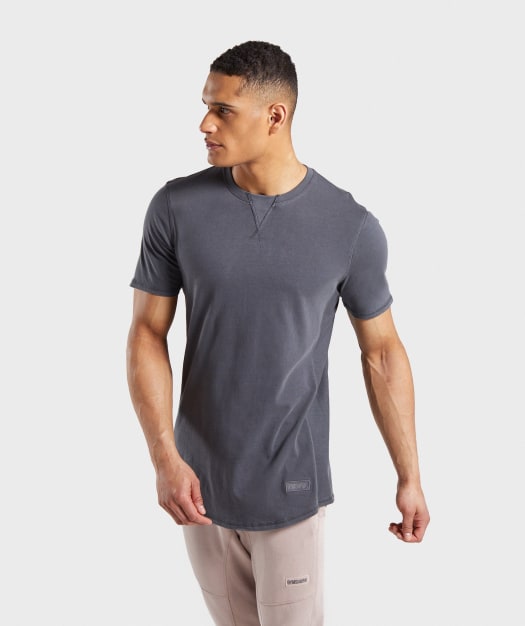 Gymshark Laundered T-Shirt - Charcoal