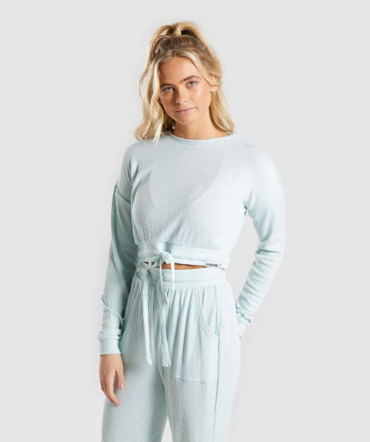 Gymshark Relaxed Sweater - Washed Green