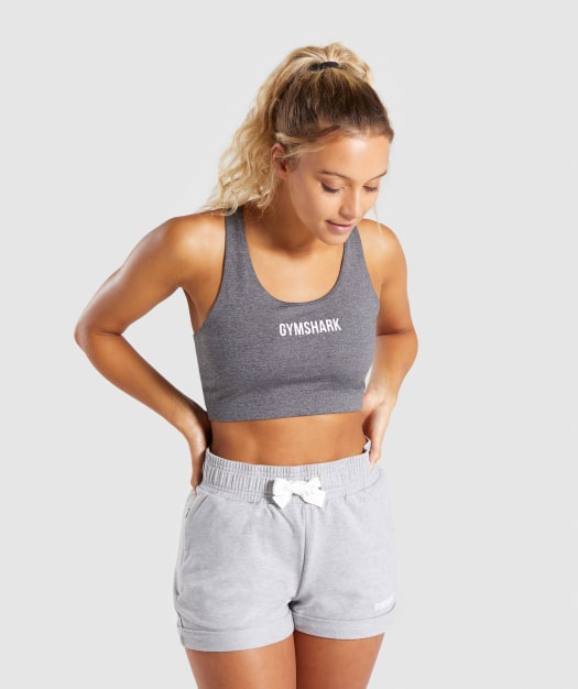 Gymshark Ark Sports Bra - Charcoal Marl