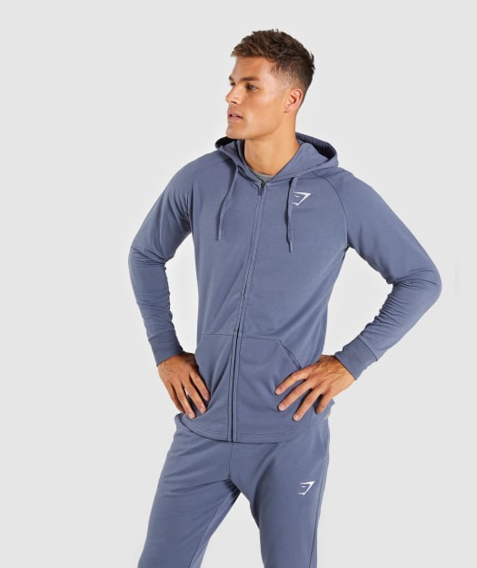 Gymshark Ark Zip Hoodie - Aegean Blue