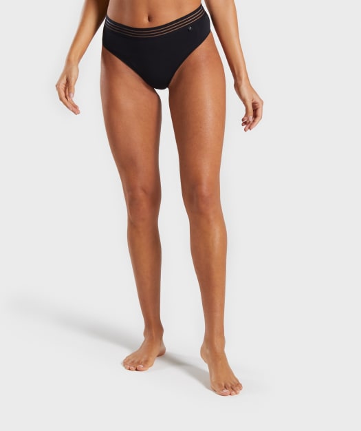 Gymshark Jersey Brief - Black