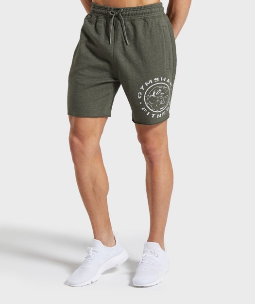 Gymshark Legacy Plus Shorts - Dark Green