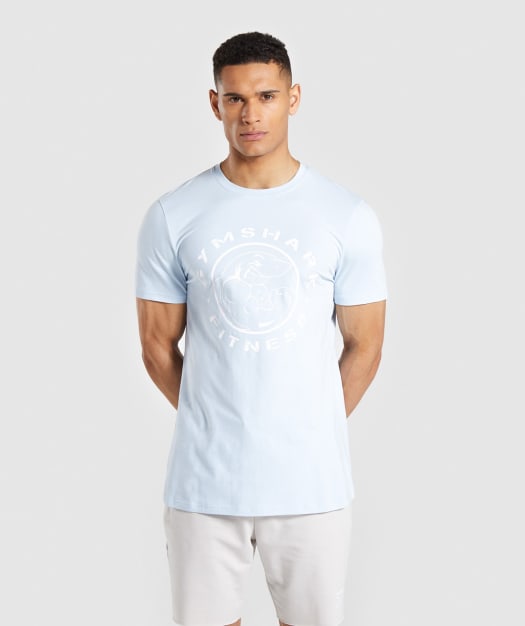 Gymshark Legacy T-Shirt - Light Blue