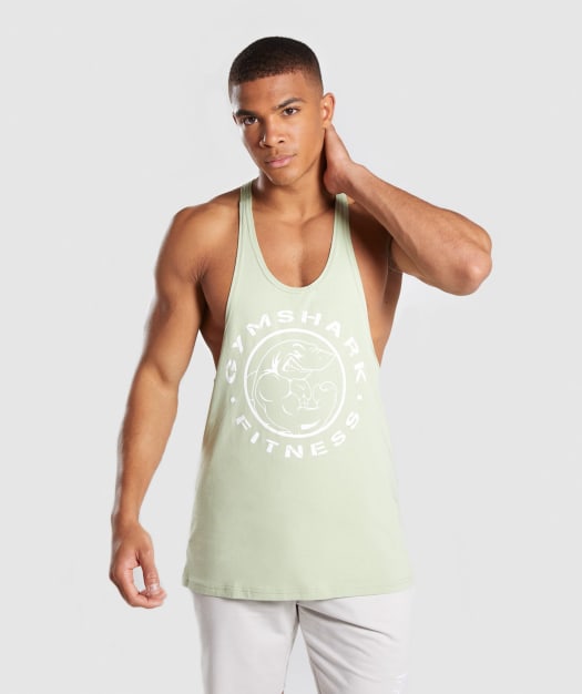 Gymshark Legacy Stringer - Light Green