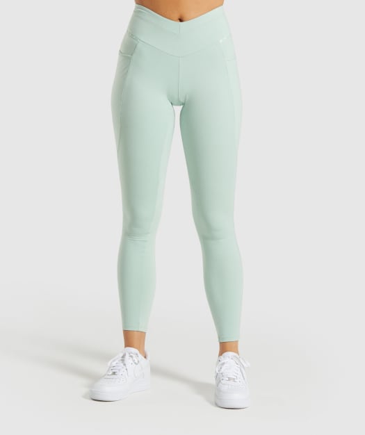 Gymshark Recess Leggings - Light Green