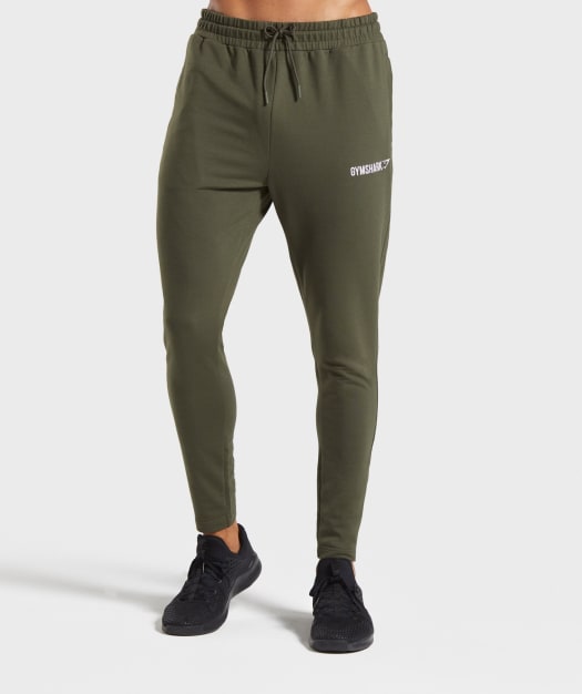 Gymshark Tapered Bottoms - Dark Green