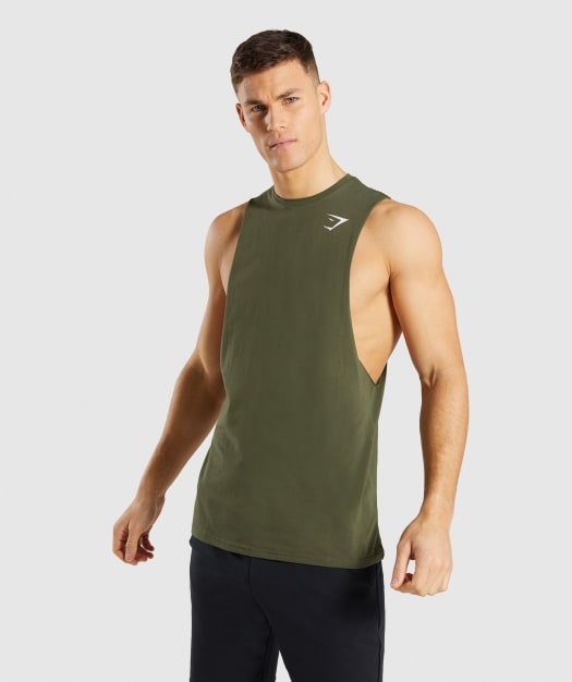 Gymshark Critical Drop Armhole Tank - Green