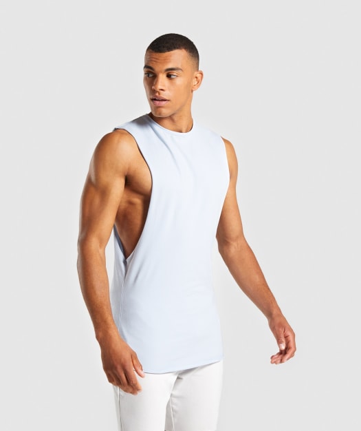 Gymshark Eaze Sleeveless T-Shirt - Clear Water
