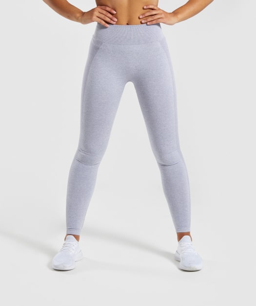 Gymshark Flex High Waisted Leggings - Blue/Grey