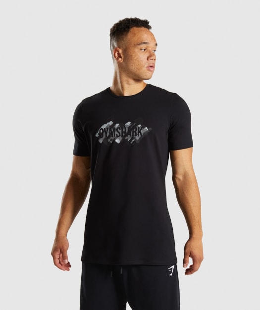 Gymshark Etch T-Shirt - Black