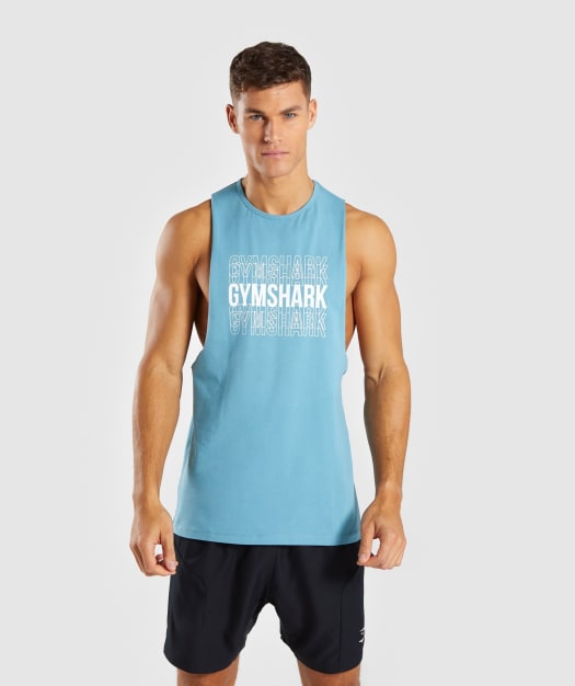 Gymshark Haze Tank - Dusky Teal