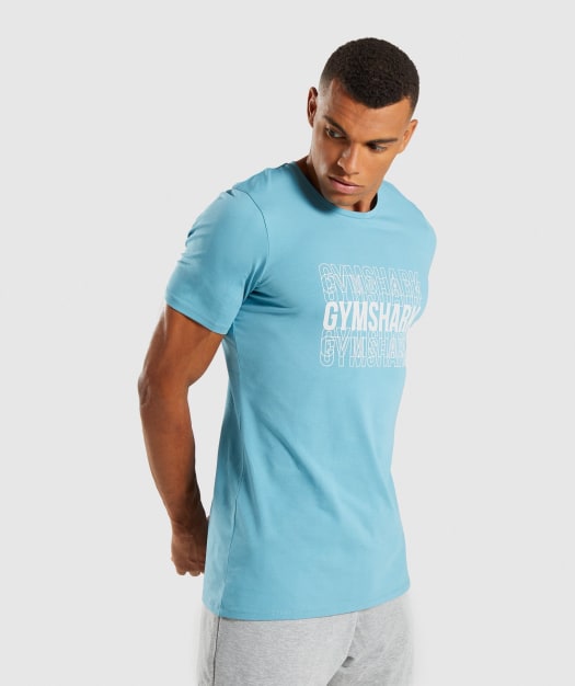 Gymshark Haze T-Shirt - Dusky Teal