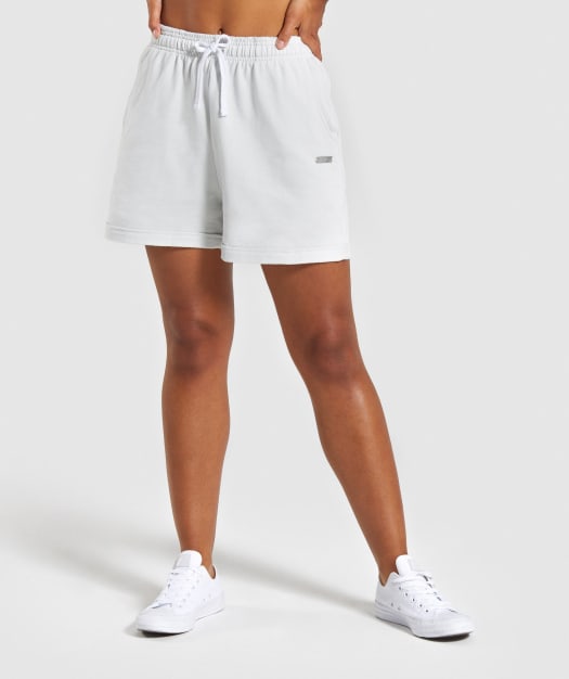 Gymshark Horizon Graphic Shorts - Light Grey