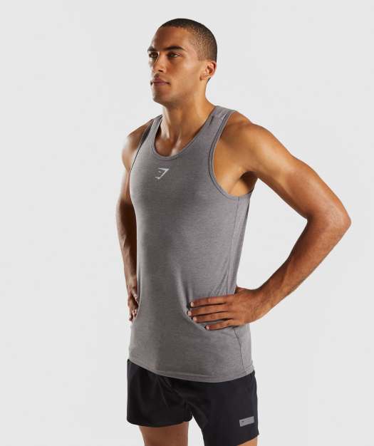 Gymshark Ion Tank - Smokey Grey Marl