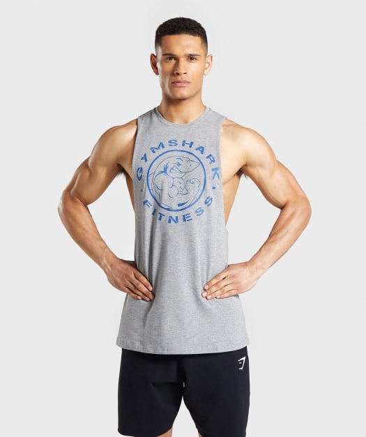 Gymshark Legacy Drop Armhole Tank - Grey