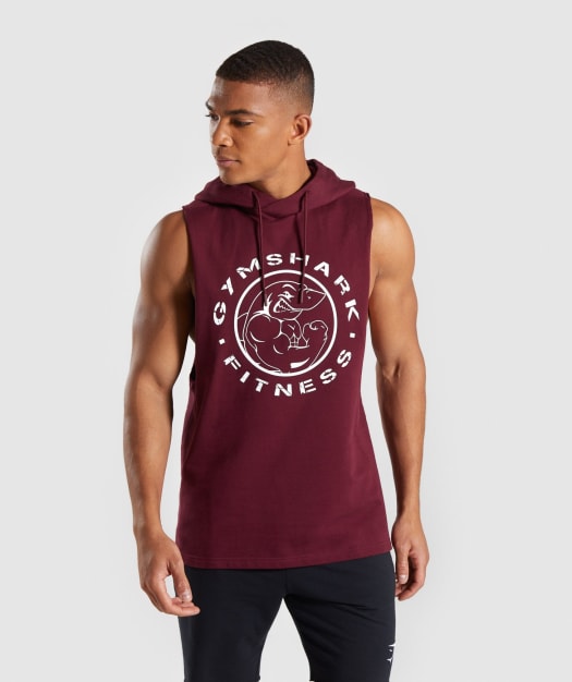 Gymshark Legacy Drop Armhole Hoodie - Port