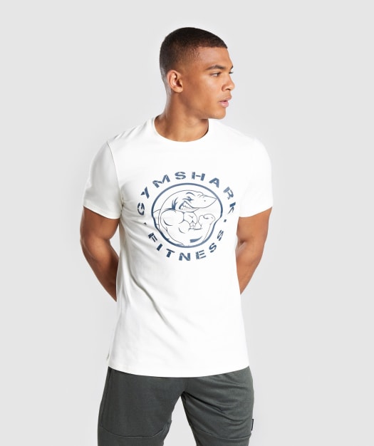 Gymshark Legacy T-Shirt - Chalk White