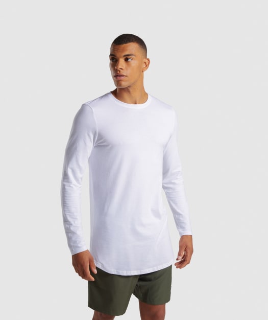 Gymshark Living Long Sleeve T-Shirt - White