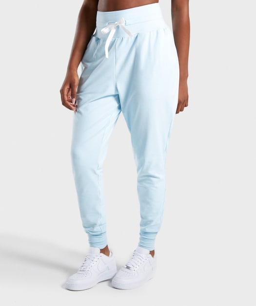 Gymshark Poise Hareem Joggers - Washed Blue