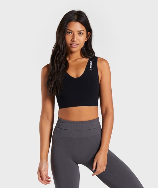 Gymshark Power Down Sports Bra - Black