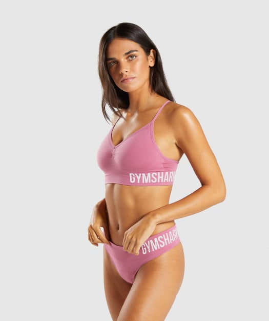 Gymshark Seamless Bralette - Dusky Pink