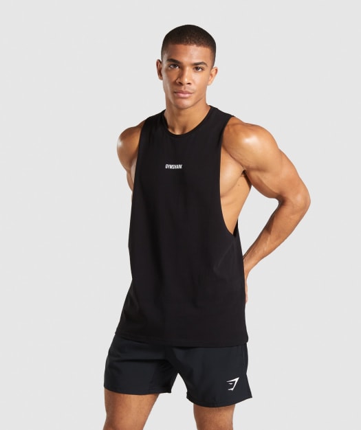 Gymshark TPT Drop Armhole T-Shirt - Black