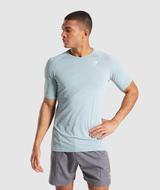 Gymshark Veer T-Shirt - Light Blue