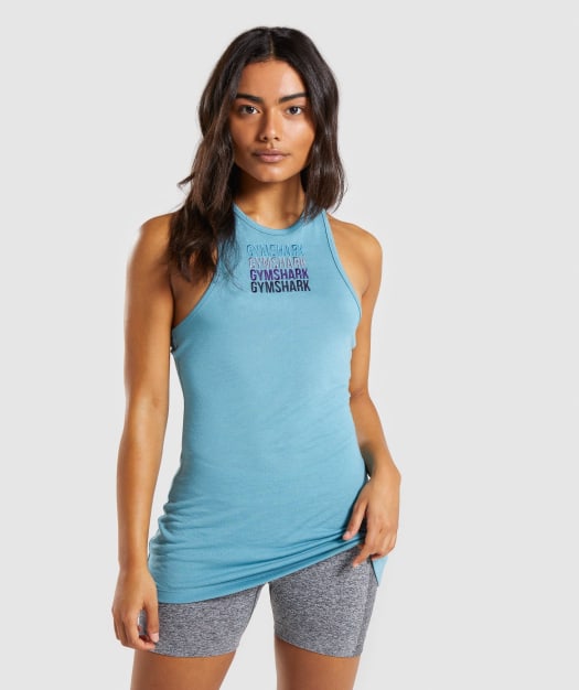 Gymshark Colour Fade Vest - Dusky Teal