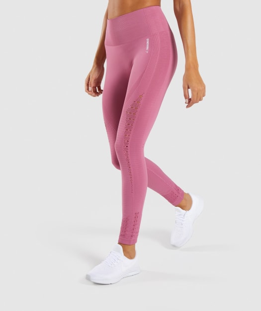 Gymshark Energy+ Seamless Leggings - Dusky Pink